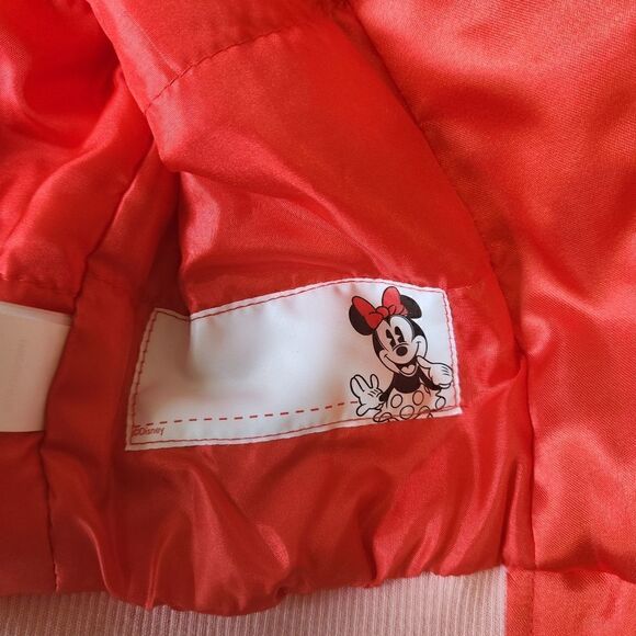 Disney Girl's Minnie Mouse Varsity Bomber Jacket Size 4 - Picture 7 of 8